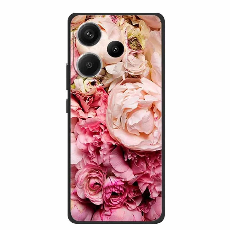 Animals Soft Silikon TPU bakstycke med Wolf Protective Bumper för Xiaomi POCO F6 5G – För POCO F6