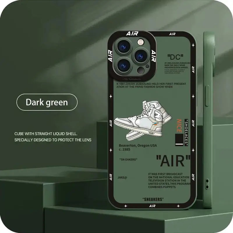 Luxury Slam Dunk Brand Case For iPhone: Shockproof Protective Cover