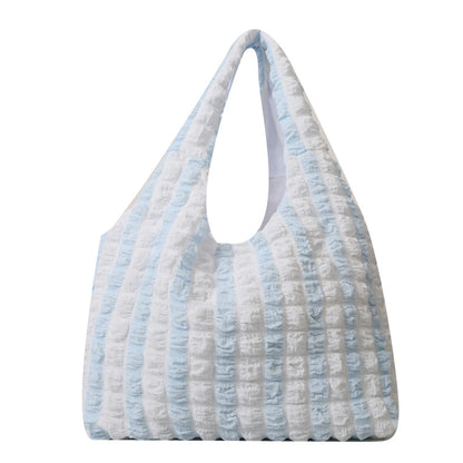 Elegant Cloud Bag: Pleated, Candy Color, Large Capacity Shoulder Bag