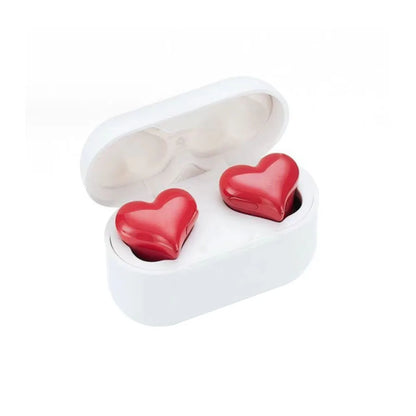 New Original Bluetooth Wireless Headphones Heart Shaped Earphones woman Earphone High Quality Heart Earbuds Girl Gift