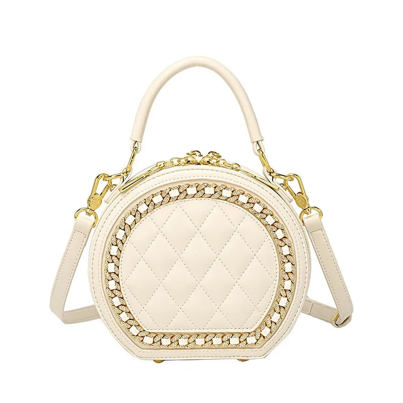 Brand Women's Bag: Fashion Diamond Grid