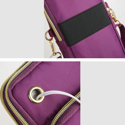 New Mobile Phone Crossbody Bags for Women – Fashion Female Shoulder Bag, Cell Phone Pouch with Headphone Plug, Large Capacity Wallet.