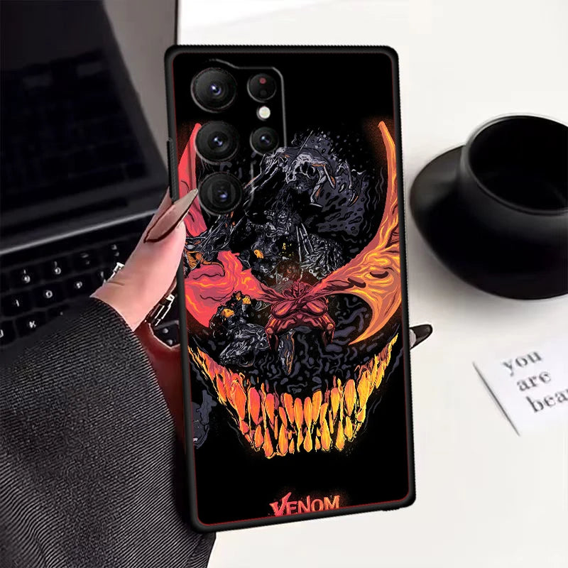 The Avengers Venom Hulk Black Phone Case – Compatible with Samsung Galaxy