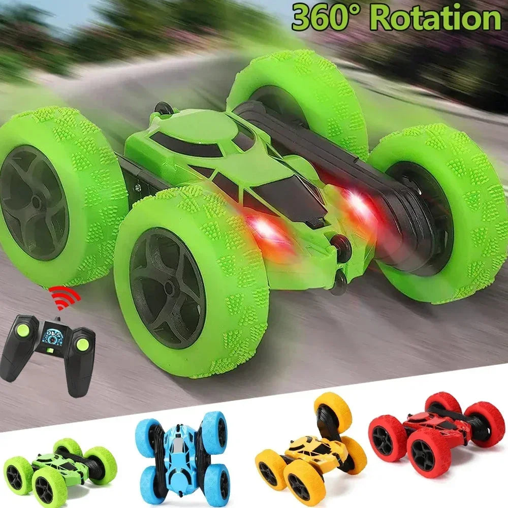 RC Stunt Car for Kids – Double-Sided Flip Remote Control Cars, 2.4G High Speed, 360° Rotation Drift Auto Toys, Perfect Gift for Boys and Girls