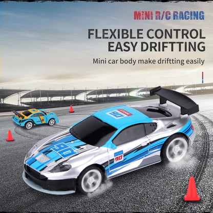 RC Car Mini Can Box Speed ​​Sport App Fjärrkontroll Fordon Micro High Speed ​​Racing Leksaker Present För Barn Pojkar Flickor Barnleksak