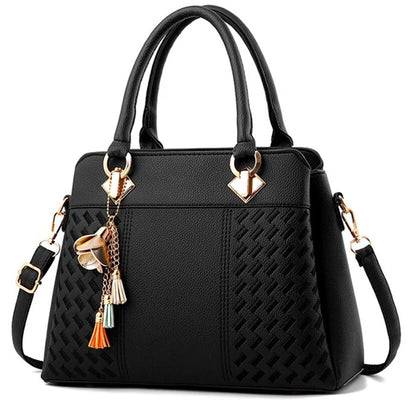 Gusure Luxury Handbag: Tassel, Large Capacity, Embroidered