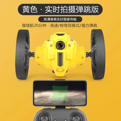 2025 New Remote Control Car Bounce Wifi With Camera Charging Stunt Dump Racing Children'S Toy Boy 2.4g Stunt Car