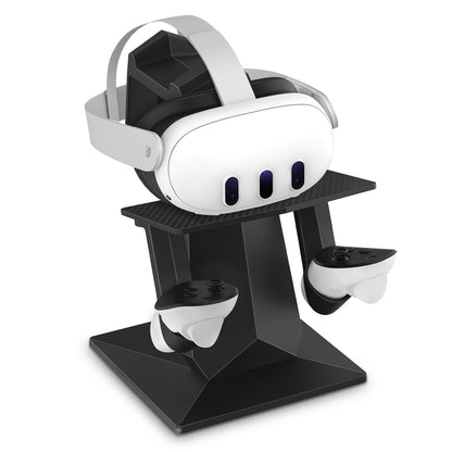 VR Stand Display Holdeand Controller for Meta Quest 3/Meta Quest Pro/Oculus Quest 2/Oculus Quest Rechargeable Display Stand