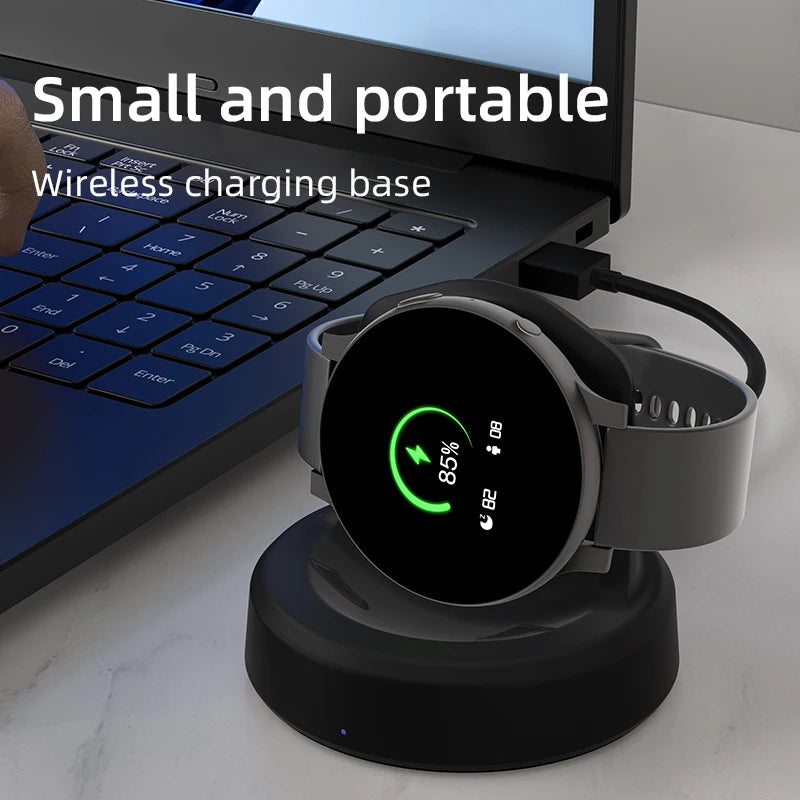 Magnetic Watch Wireless Charger For Samsung Galaxy Watch 8/7/6/5pro/5/4/3 Active 2 Portable USB Cable Fast Charging Dock Station