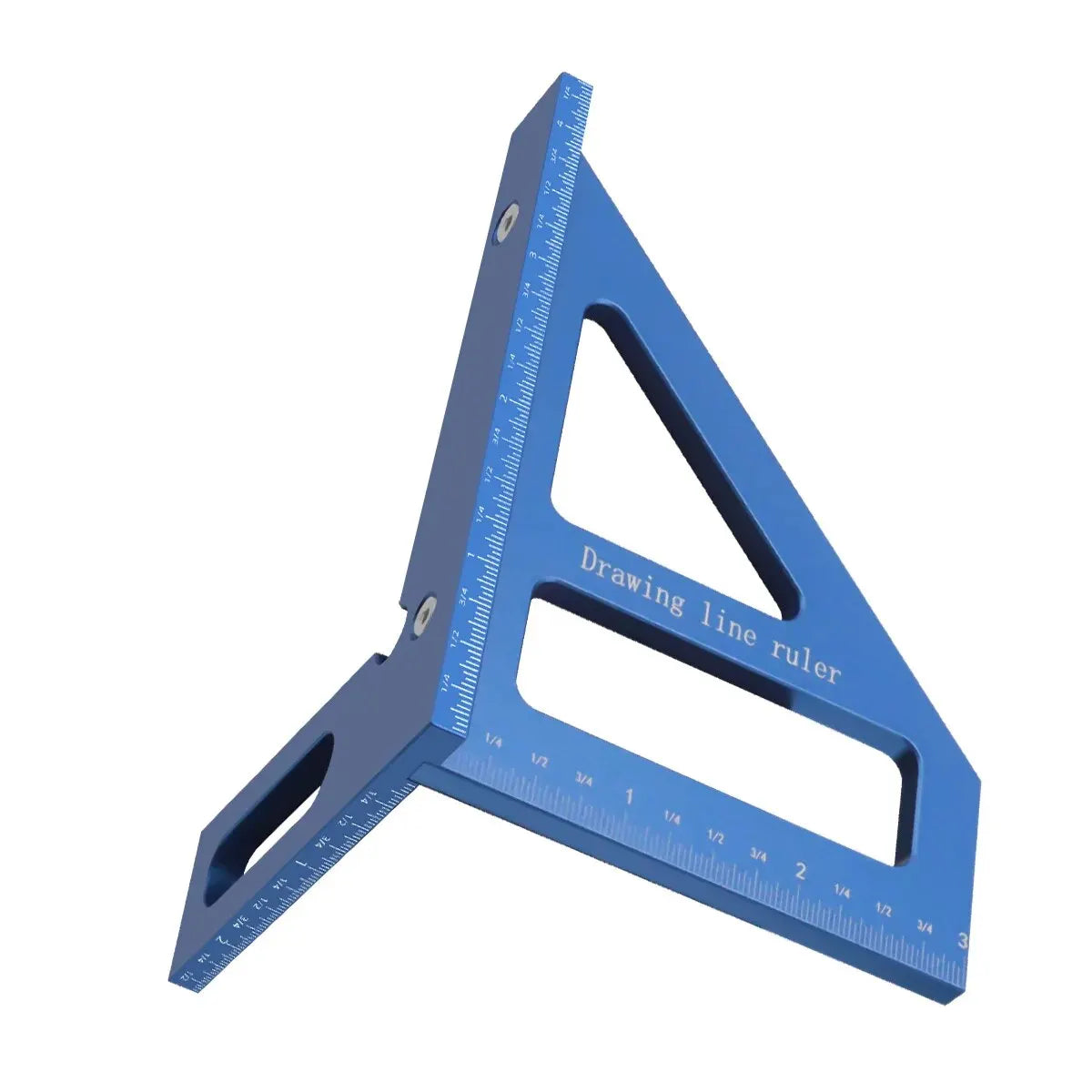 Carpenter Square -Woodworking Square Protractor Aluminum Miter Triangle Ruler 3D Multi Angle 45/90 Degree Layout Measuring Ruler