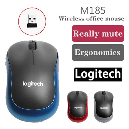 Logitech M185 trådlös mus 2,4Ghz USB-möss USB R-fönster