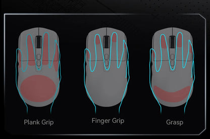 Shark X6 PAW3395 Bluetooth Mouse,Tri-Mode Connection,RGB Touch Magnetic Charging Base