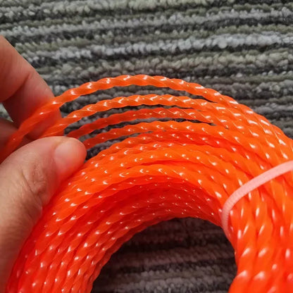 COSY 2.4mm/2.7mm/3mm/3.3mm/4mm Grass Trimmer Line Nylon Strimmer Line Spiral Brush Cutter Rope Mower Accessories Garden Tool