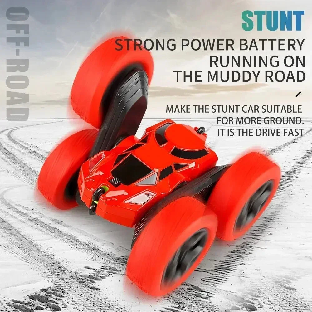 RC Stunt Car for Kids – Double-Sided Flip Remote Control Cars, 2.4G High Speed, 360° Rotation Drift Auto Toys, Perfect Gift for Boys and Girls