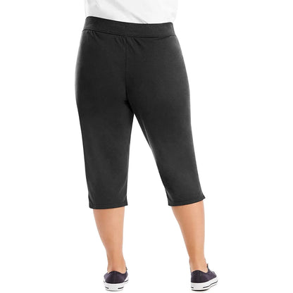 Cropped Sports Leggings för kvinnor med sidfickor