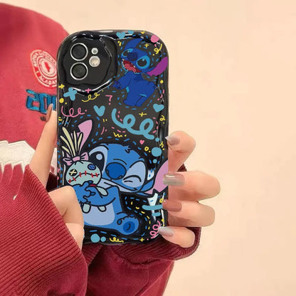 Disney Stitch Cute telefonfodral för iPhone – Y2K sött skydd mot fall