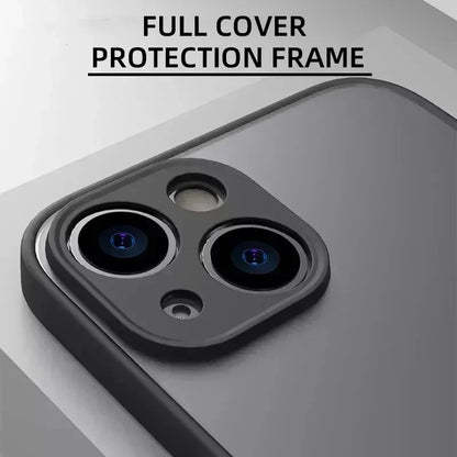 Luxury Matte Phone Case For iPhone 16 14 13 12 11 15 Pro Max Mini Soft Silicone Shockproof Case For iPhone 15 16 Plus XR XS MAX