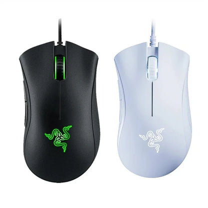 Razer DeathAdder Essential trådbunden spelmus / trådbundna möss 6400DPI 5 oberoende knappar för bärbar datorspelare