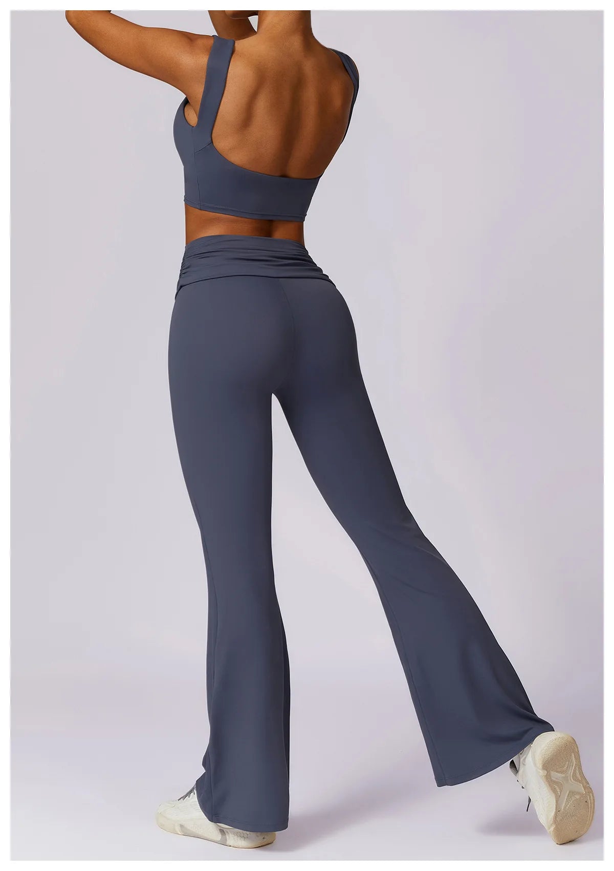 Women's High Waist Flared Yoga Pants for Fitness and Dance