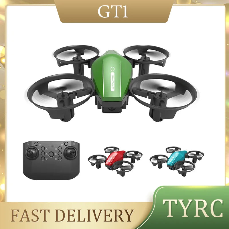 2.4G Mini RC Stunt Drone GT1 Headless Mode 360° Roll Professional Quadcopter Pocket Portable Small Dron Childrens Toys Gift