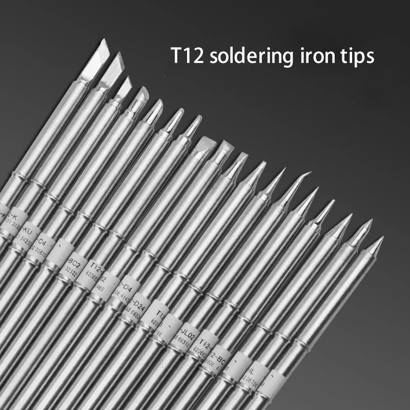 T12 Soldering Iron Tips Replacement Various Models of Tip Electric Soldering Iron Tip T12-ILS D52 K KU I D24 BC2 C4 C1 JL02