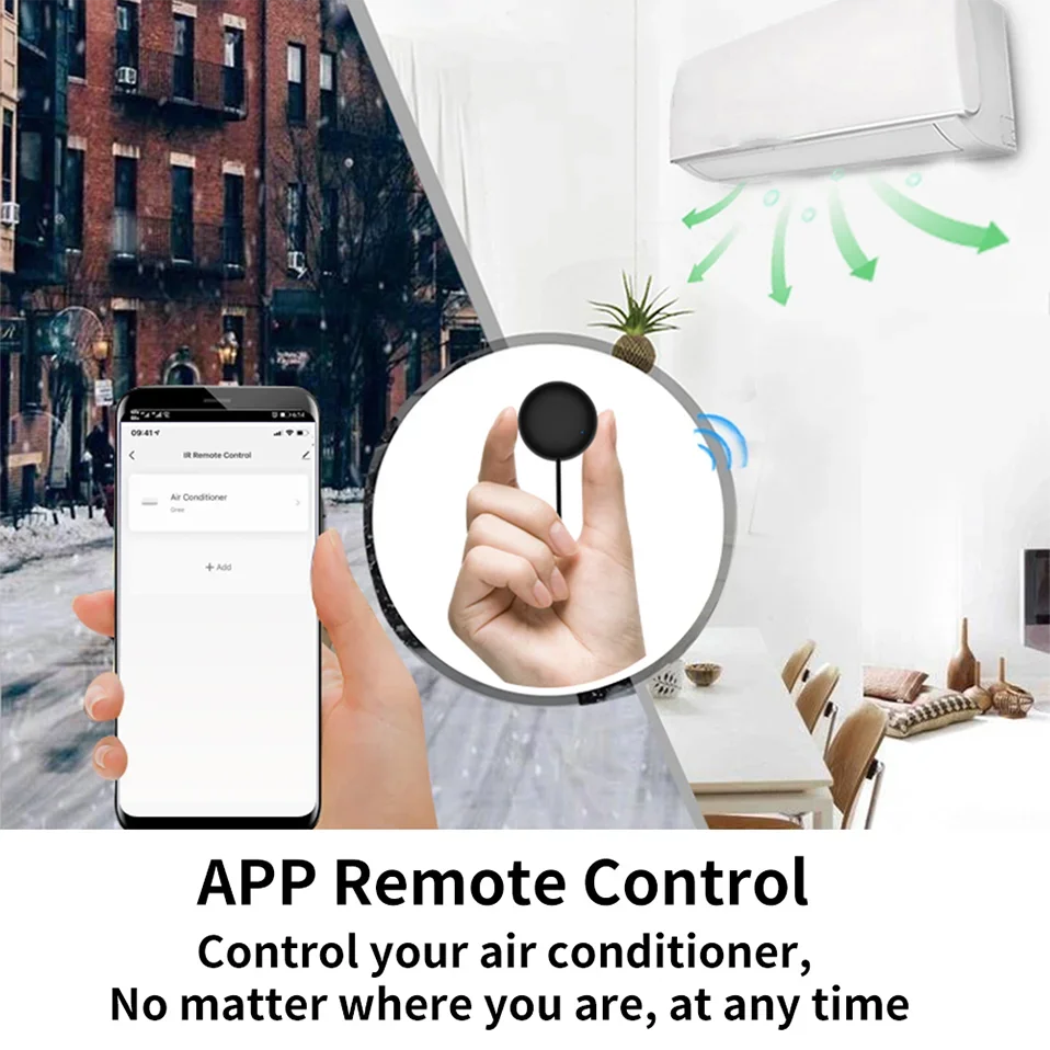 WiFi IR Remote For Smart Home APP SmartLife Remote Control For TV DVD AUD AC Remote Works with Alexa Google Home Yandex Alice