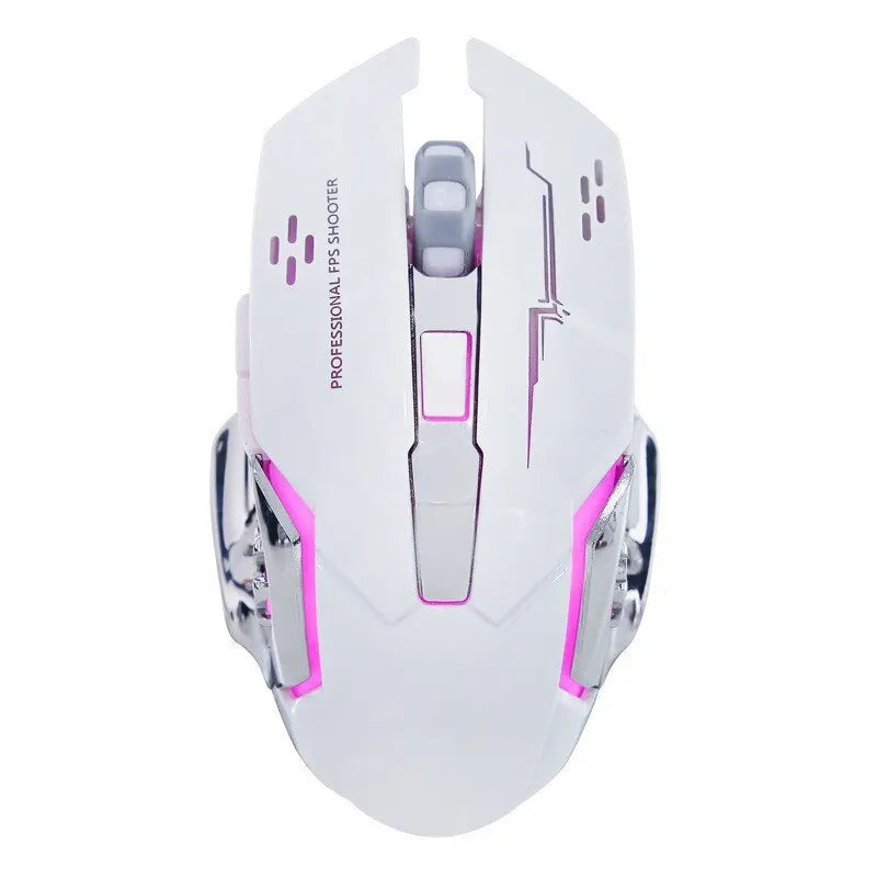 Rechargeable Wireless Mouse Gaming Computer Silent Bluetooth Mouse