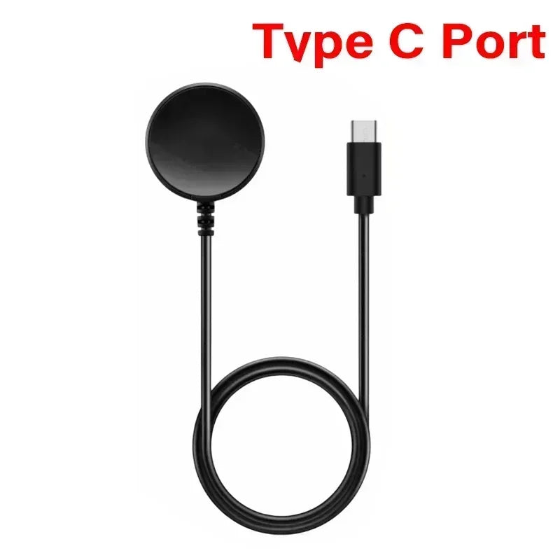 Fast Wireless PD USB Charging Cable Cord Stand Dock Charger Adapter For Samsung Galaxy Watch 6 Watch5 Pro Watch 5 4 3 44mm 40mm