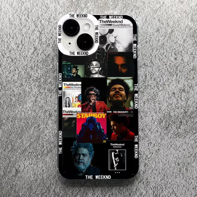 Soft Silicone Phone Case with The Weeknd Design for Redmi Models