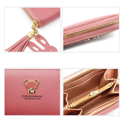 2024 Short Women Wallets – Mini Cute Coin Pocket Card Holder, Female Purse, New Fashion Kpop Small Wallet for Girls.