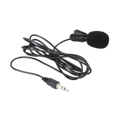 Clip-on Lapel Lavalier Microphone 3.5mm Jack Applicable To Loudspeakers Computers And Vehicles Lavalier Microphone Computer Mic