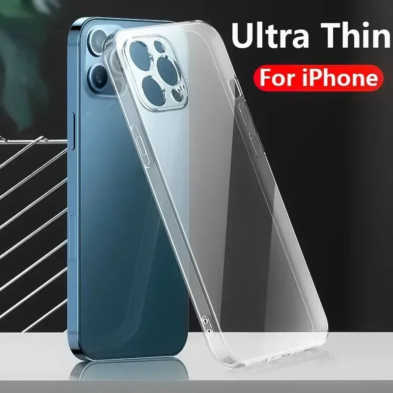 Transparent TPU Silicone Clear Case for iPhone 12 PRO