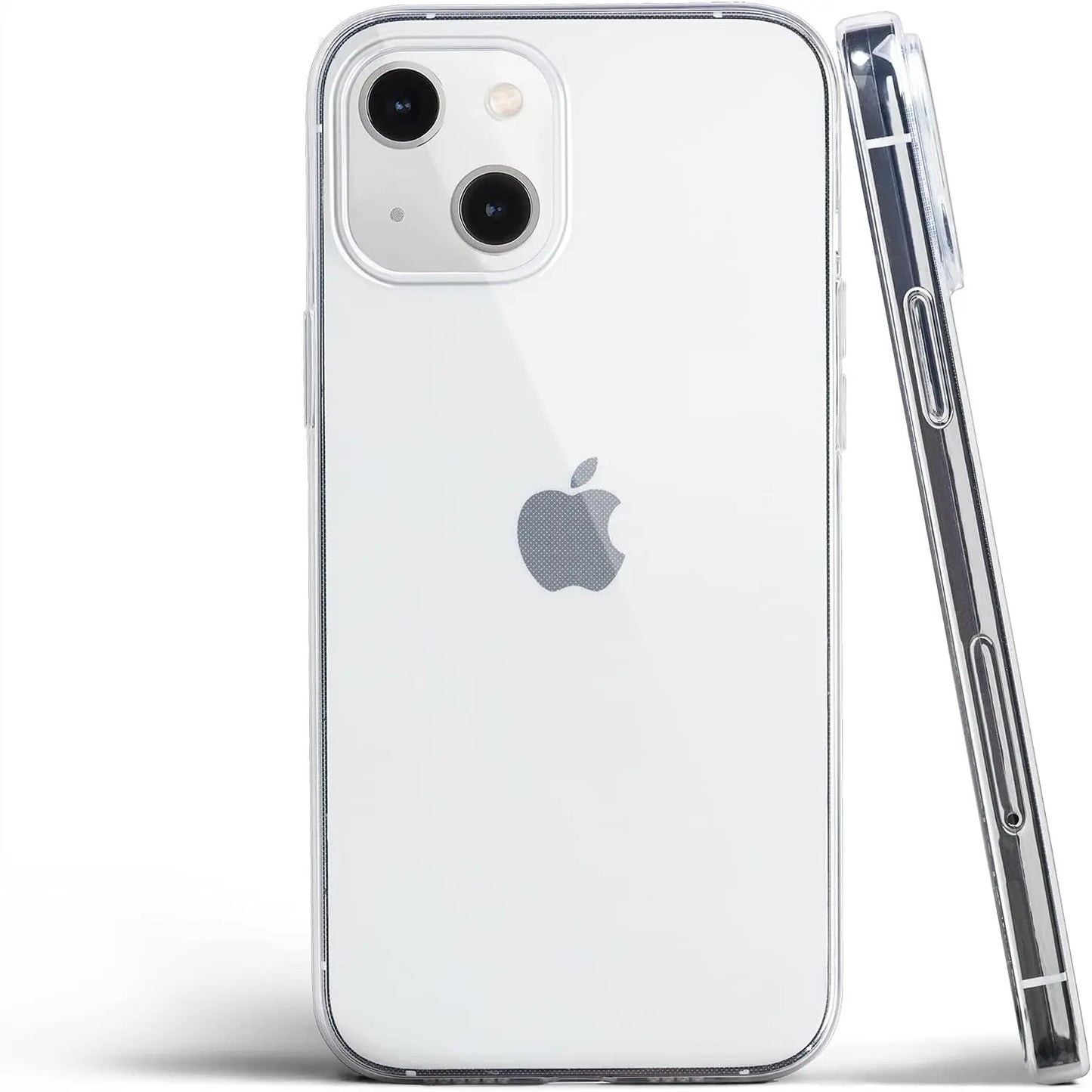 Ultra Thin Clear Silicone Back Cover for iPhone 15 PLus