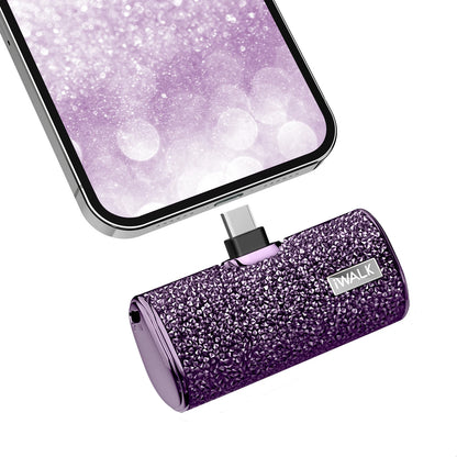 IWALK Diamond Encrusted Mini Portable Capsule Wireless Power Bank 4500mAh