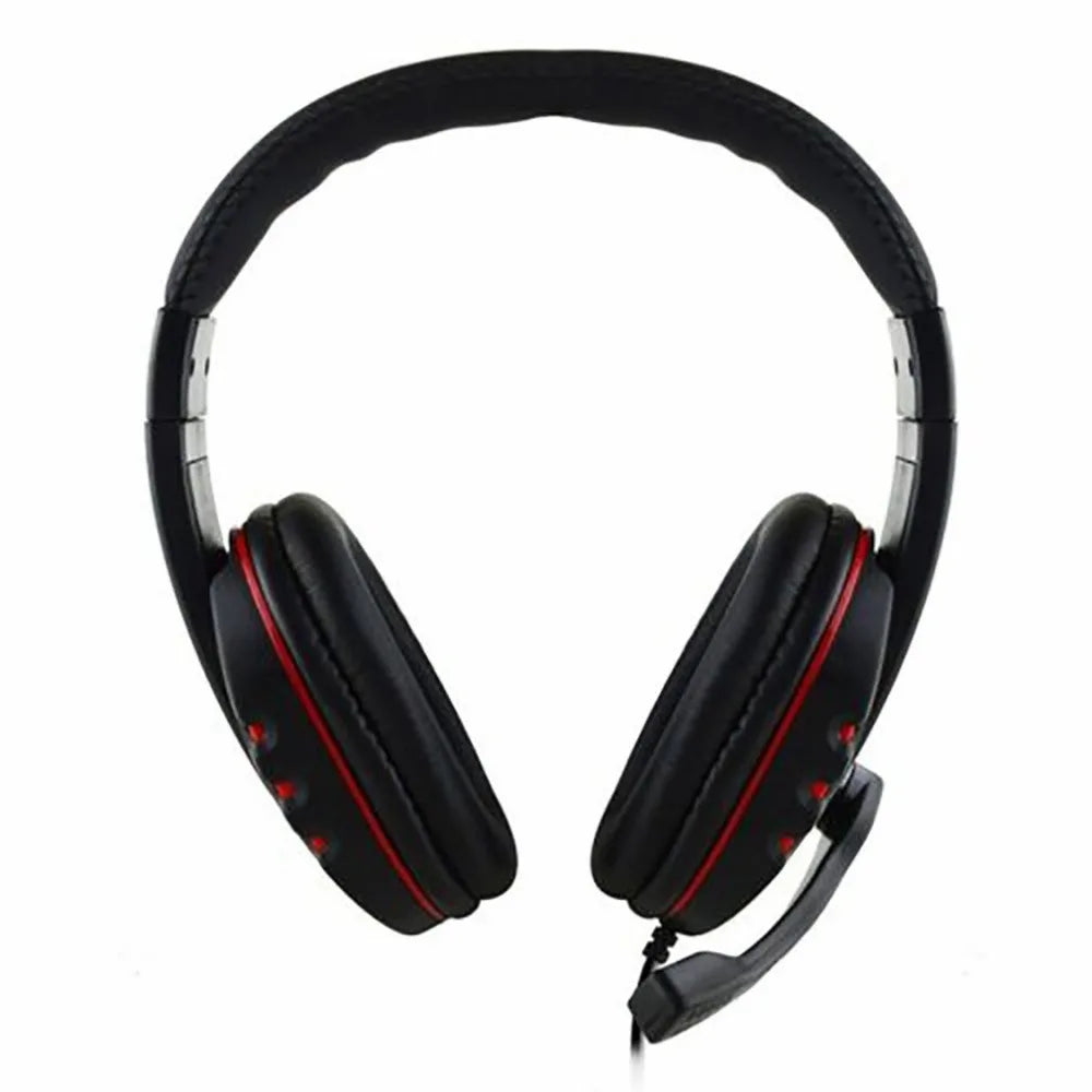 Hörlurar 3,5 mm trådanslutna Gaming Headset Hörlurar Musik för PS4 Play Station 4 Game PC Chat Dator med mikrofon