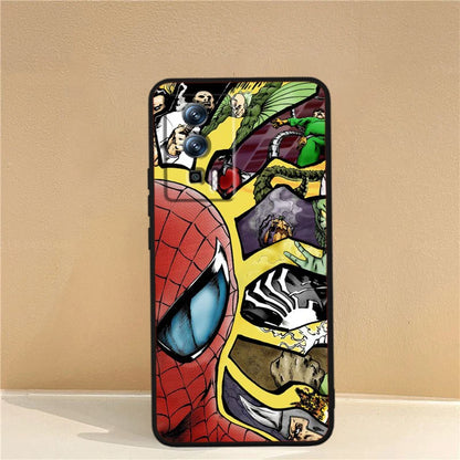 Marvel Avengers Spider-Man-fodral för Xiaomi: Svart TPU-telefonfodral