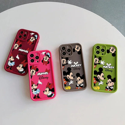 Disney Mickey Minnie Mouse Cute Silicone Phone Case