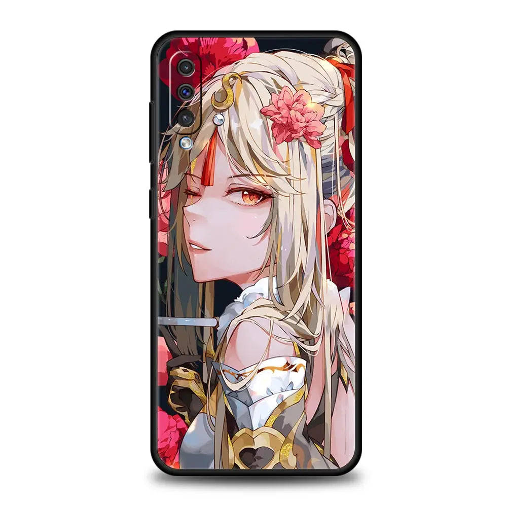 Genshin Impact Hu Tao Xiao Phone Case For Samsung A52 A12 A32 4G A22 5G A30 A50 A20e A72 A70 A02s A04s A10s A20s A40 A42 Cover