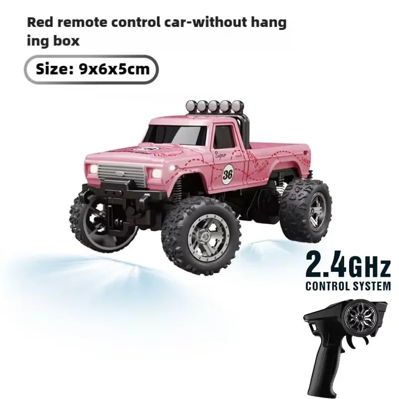 RC Cars 1:64 Metal Mini Drift Rc Car Remote Control Car High-Speed Off-road Climbing Racing Cars Children's Toys for Kids Custom