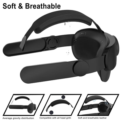 Head Strap Compatible with Oculus Quest 2,VR Accessories Adjustable Elite Strap Replacement for Enhanced Comfort Support