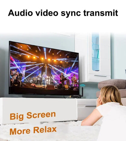 50M 5G 1080P HDMI Wireless Audio Video Transmitter Receiver Extender  for 1 TX-4 RX PS4 Camera Laptop PC to TV Monitor Projector