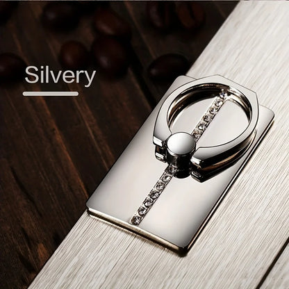 Luxury Diamond Finger Ring Holder Stand Grip 360 Rotating for IPhone 15 13 Huawei Xiaomi Samsung Phone Ring Mobile Phone Holder