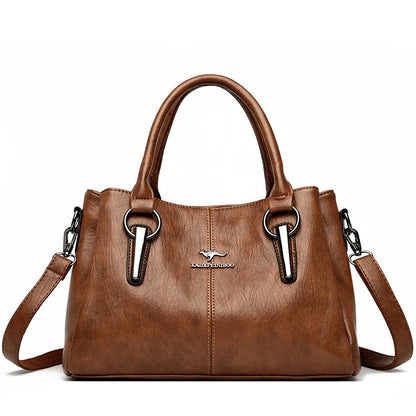 High Quality Handbag: Cow Leather, Luxury Female, Genuine Leather