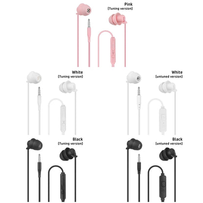 Sömnhörlurar In-Ear Headset Brusreducerande Sömnhörlurar HiFi 3,5 mm trådbundna hörlurar Mobiltelefon MP3 Sovhörlurar