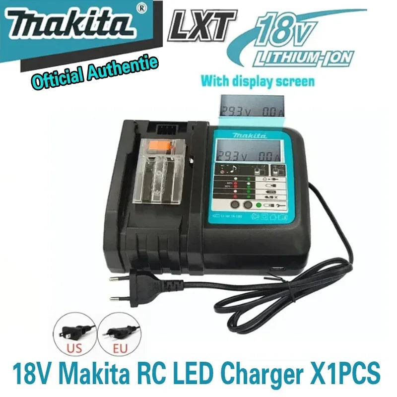 100% Original Makita 6Ah/5Ah/3Ah for Makita 18V Battery BL1830B BL1850B BL1850 BL1840 BL1860 BL1815 Replacement Lithium Battery