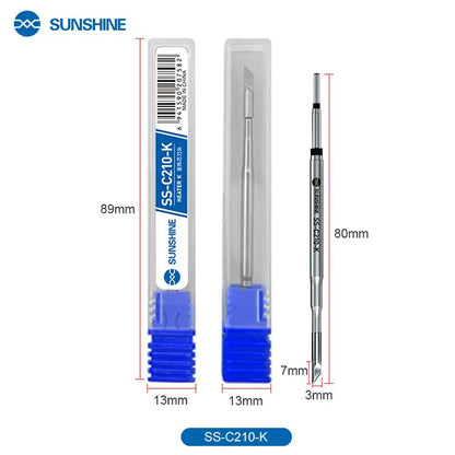 RELIFE Super Fine C210 T245 C245 Soldering Tip C210 C115 Soldering Iron Tip for GVM T210 GVM T115 Professional Soldering Station