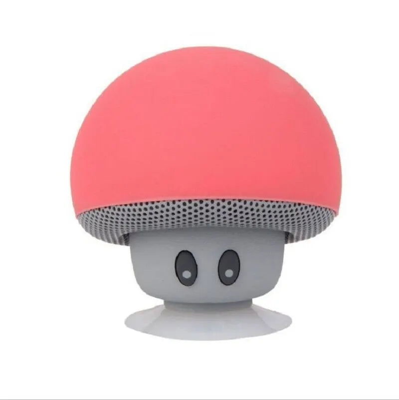 Mini Mushroom Bluetooth Speaker - Creative Mini Suction Cup Portable Smart Speaker for Phones - Cross-border Cartoon Gift