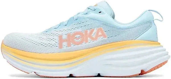 Hoka One Bondi 8 Road Running Shoes Light Blue