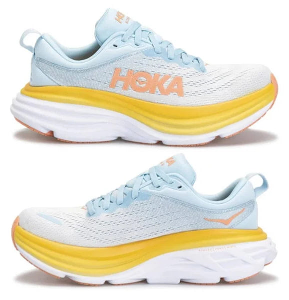 Hoka One Bondi 8 Road löparskor Ljusblå